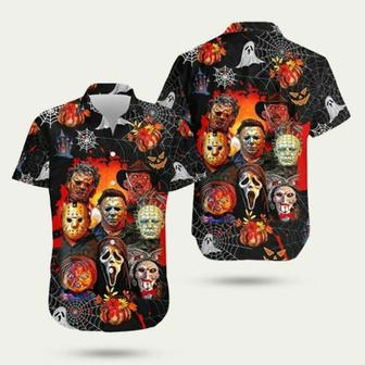 Horror Character Summer Horror Friends Hawaiian Shirt | Newhawaiianshirts UK