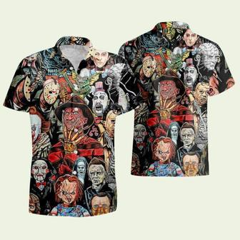 Horror Movie Characters Halloween 2 Hawaiian Shirt | Newhawaiianshirts DE