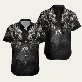 Horus Eye Egypt Anubis Ancient Hawaiian Shirt | Newhawaiianshirts DE