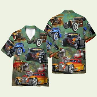 Hot Rod Car Awesome Hawaiian Shirt | Newhawaiianshirts