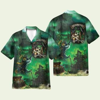 Irish Pirate Booze And Booty Hawaiian Shirt | Newhawaiianshirts UK