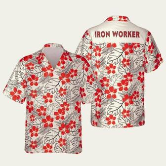 Iron Worker Construction Hawaiian Shirt | Newhawaiianshirts DE