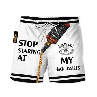 Jack Daniel's Stop Staring At Swim Trunks | Newhawaiianshirts UK