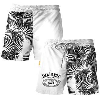 Jack Daniel's Tropical Fern Swim Trunks | Newhawaiianshirts CA