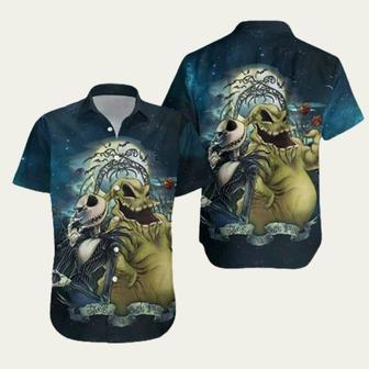 Jack Skellington And Oogie Boogie A Nightmare Before Christmas Hawaiian Shirt | Newhawaiianshirts