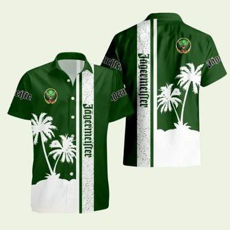 Jagermeister Tropical Palm Tree Aloha Hawaiian Shirt | Newhawaiianshirts CA