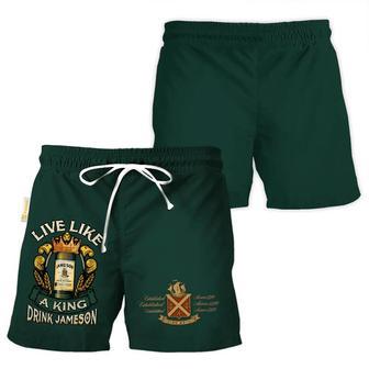 Jameson Green Black Basic Swim Trunks | Newhawaiianshirts AU