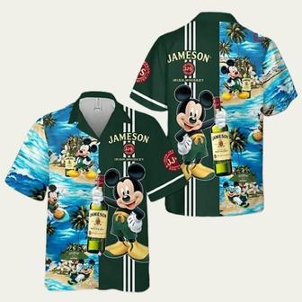 Jameson Irish Whiskey Mickey Mouse Hawaiian Shirt | Newhawaiianshirts UK