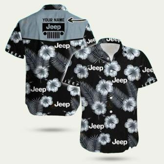 Jeep And Hibiscus Flower Hawaiian Shirt | Newhawaiianshirts