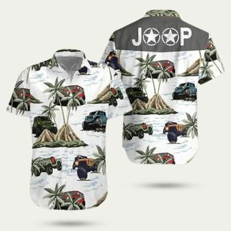 Jeep Car Palm Tree Stars Hawaiian Shirt | Newhawaiianshirts UK