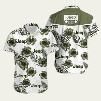 Jeep Car Tropical Flower Amazing Hawaiian Shirt | Newhawaiianshirts UK