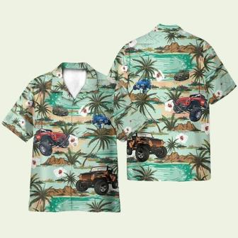 Jeep Car Tropical Pattern Summer Hawaiian Shirt | Newhawaiianshirts UK