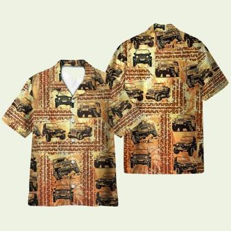 Jeep Car Vintage Pattern Hawaiian Shirt | Newhawaiianshirts DE