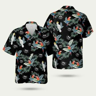 Jeep Tropical Bird Pattern Hawaiian Shirt | Newhawaiianshirts AU