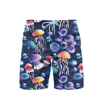 Jellyfish Disco Party Awesome Sea Beach Shorts For Men | Newhawaiianshirts UK