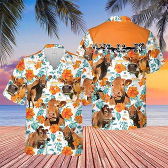 Jersey Hibiscus Floral Hawaiian Shirt Summer Gifts | Newhawaiianshirts UK