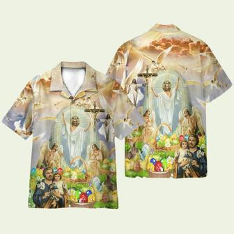 Jesus Happy Easter Hawaiian Shirt | Newhawaiianshirts DE