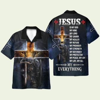 Jesus Is My Eveything Christian God Jesus Hawaiian Shirt | Newhawaiianshirts UK