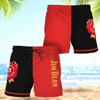 Jim Beam Basic Colorful Swim Trunks | Newhawaiianshirts