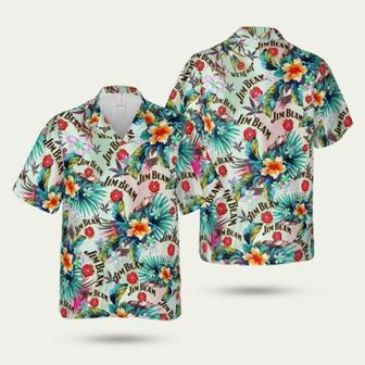 Jim Beam Bourbon Whiskey Hawaiian Shirt | Newhawaiianshirts UK