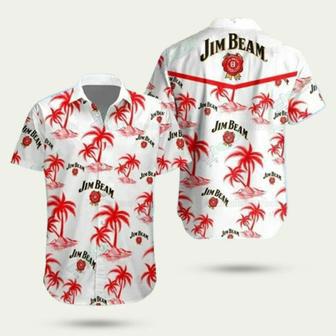 Jim Beam Coconut Trees Hawaiian Shirt | Newhawaiianshirts