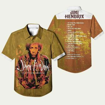 Jimi Hendrix The Ultimate Experience Album Hawaiian Shirt | Newhawaiianshirts CA