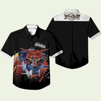 Judas Priest Defenders Of The Faith Hawaiian Shirt | Newhawaiianshirts AU