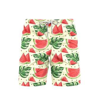 Juicy Watermelon Tropical Beach Shorts For Men | Newhawaiianshirts