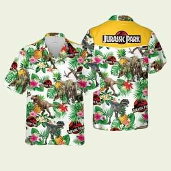 Jurassic Park Pineapple Hawaiian Shirt | Newhawaiianshirts CA