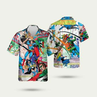 Justice League Of America Combo Hawaiian Shirt | Newhawaiianshirts CA