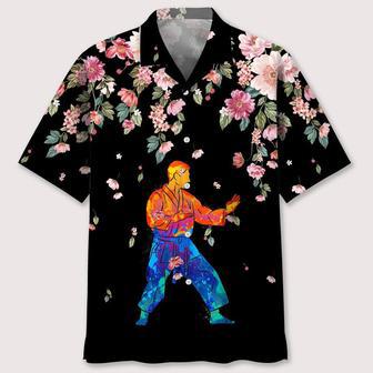 Karate Watercolors Flower Hawaiian Shirt Summer Gifts | Newhawaiianshirts AU