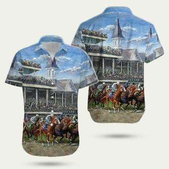 Kentucky Derby Horse Racing 03 Hawaiian Shirt | Newhawaiianshirts