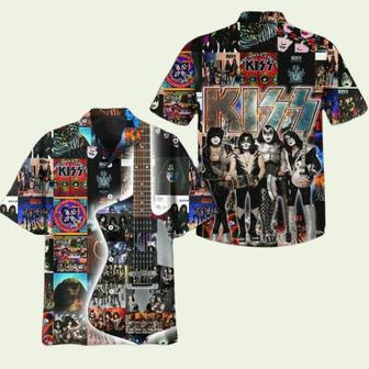 Kiss Band All The Albums Hawaiian Shirt | Newhawaiianshirts