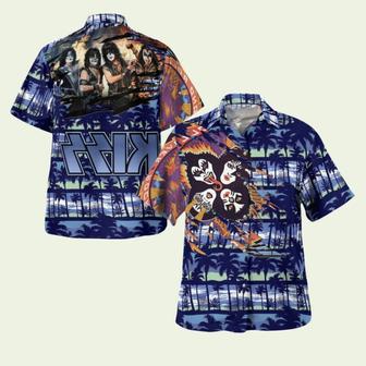 Kiss Rock Bands Tropical 2022 Hawaiian Shirt | Newhawaiianshirts DE