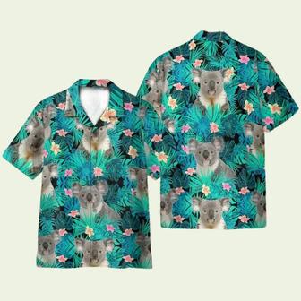 Koala In Tropical Green Leaves Hawaiian Shirt | Newhawaiianshirts