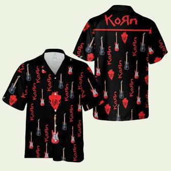 Korn Music Band Logo 1 Hawaiian Shirt | Newhawaiianshirts CA