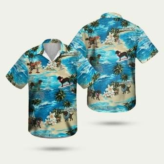 Labrador Retriever Dog Surfing Hawaiian Shirt | Newhawaiianshirts CA