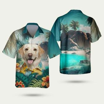 Labrador Retriever Tropical Hawaiian Shirt | Newhawaiianshirts