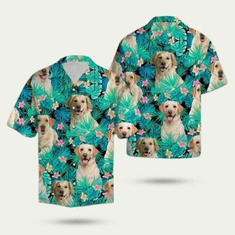 Labrador Retriever Tropical Pattern Hawaiian Shirt | Newhawaiianshirts