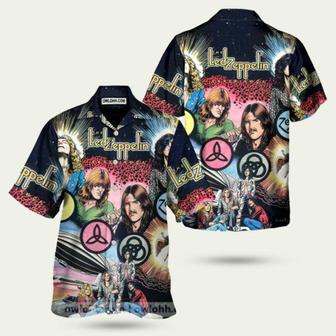 Led Zeppelin Vintage Hawaiian Shirt | Newhawaiianshirts DE