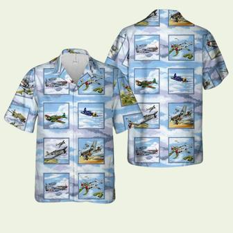 Legends Of The Sky Warbirds Wwii Planes Trendy Hawaiian Shirt | Newhawaiianshirts AU