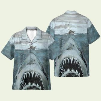 Let Shark Kiss You Hawaiian Shirt | Newhawaiianshirts CA