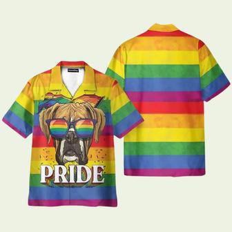 Lgbt Im Proud And So Is My Boxer Hawaiian Shirt | Newhawaiianshirts AU