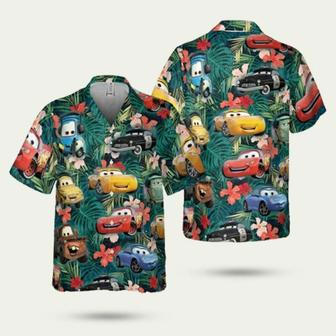 Lightning Mcqueen Doc Hudson Summer Hawaiian Shirt | Newhawaiianshirts