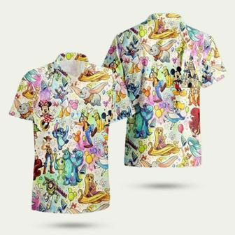 Lilo And Stitch Disney Characters Hawaiian Shirt | Newhawaiianshirts