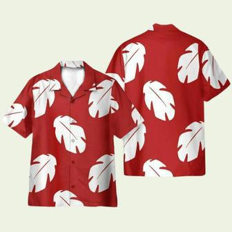 Lilo Floral Leaves Cosplay Costume Hawaiian Shirt | Newhawaiianshirts UK