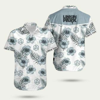 Linkin Park Floral White Pattern Hawaiian Shirt | Newhawaiianshirts AU