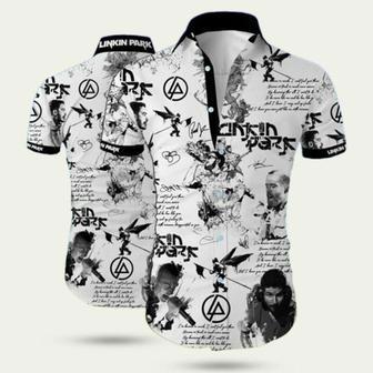 Linkin Park White Hawaiian Shirt | Newhawaiianshirts AU