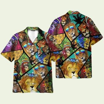 Lion Wear Glasses So Cool Hawaiian Shirt | Newhawaiianshirts DE