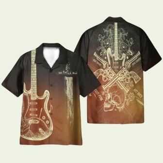 Live Rock And Roll Music Guitar Rock Hawaiian Shirt | Newhawaiianshirts CA